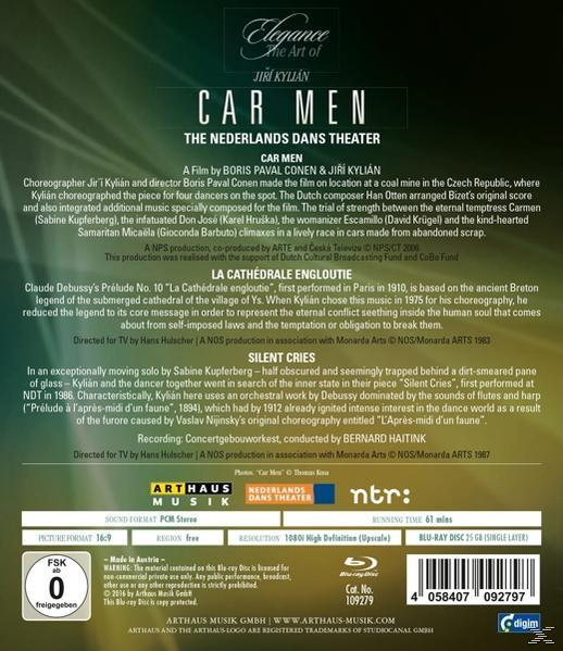 Kylian,Jiri/Kupferberg,Sabine/ - Car Men/Silent Cries/La Cathedrale Engloutie  - (Blu-ray)