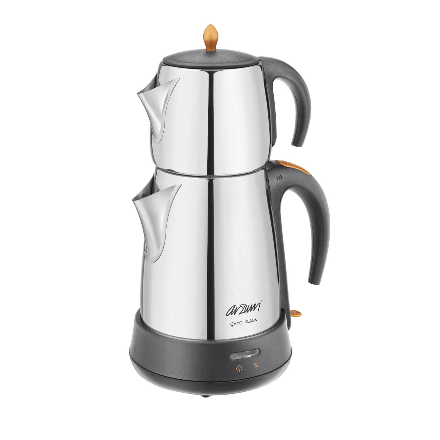 ARZUM AR3004 Çaycı Klasik Çay Makinesi Parlak Inox