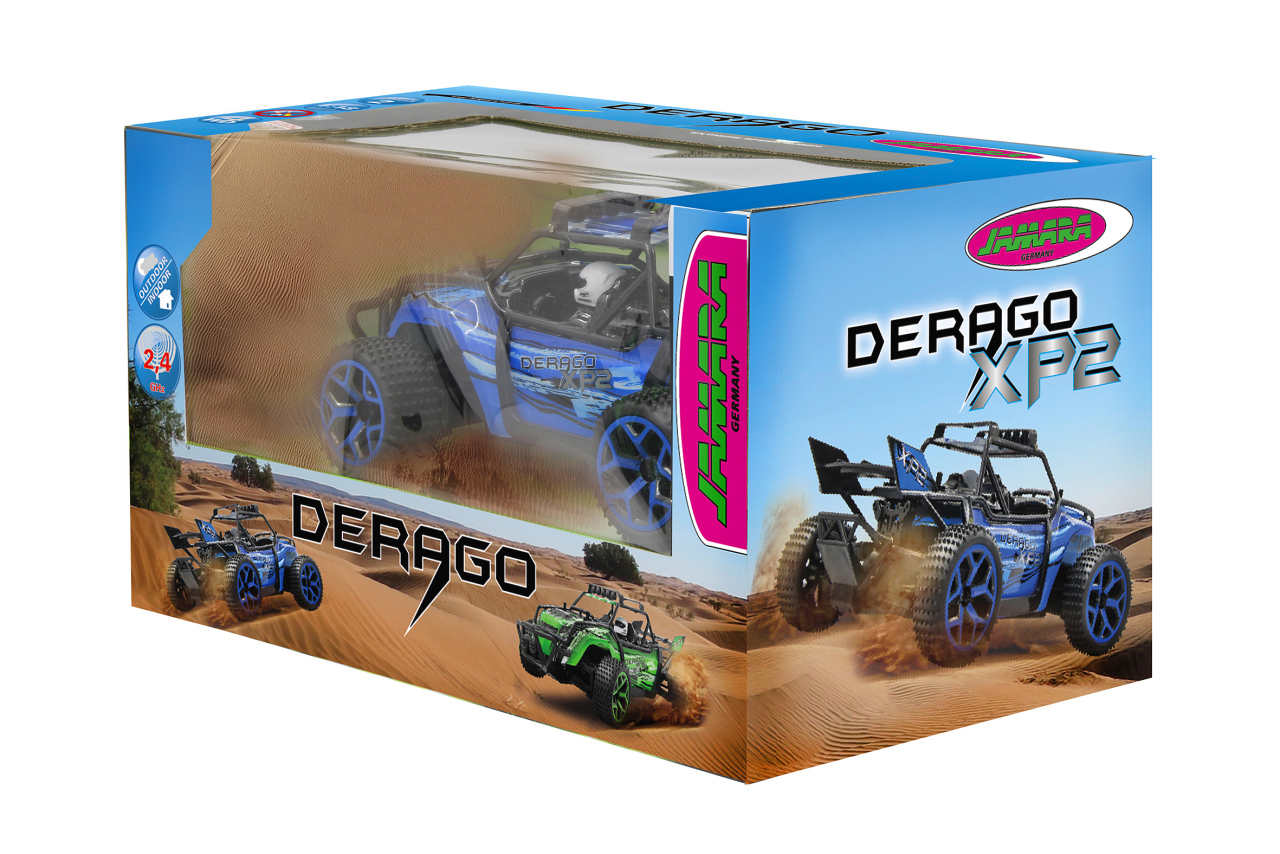 JAMARA 410013 Derago XP2 4WD 2.4 GHz Buggy, Blau