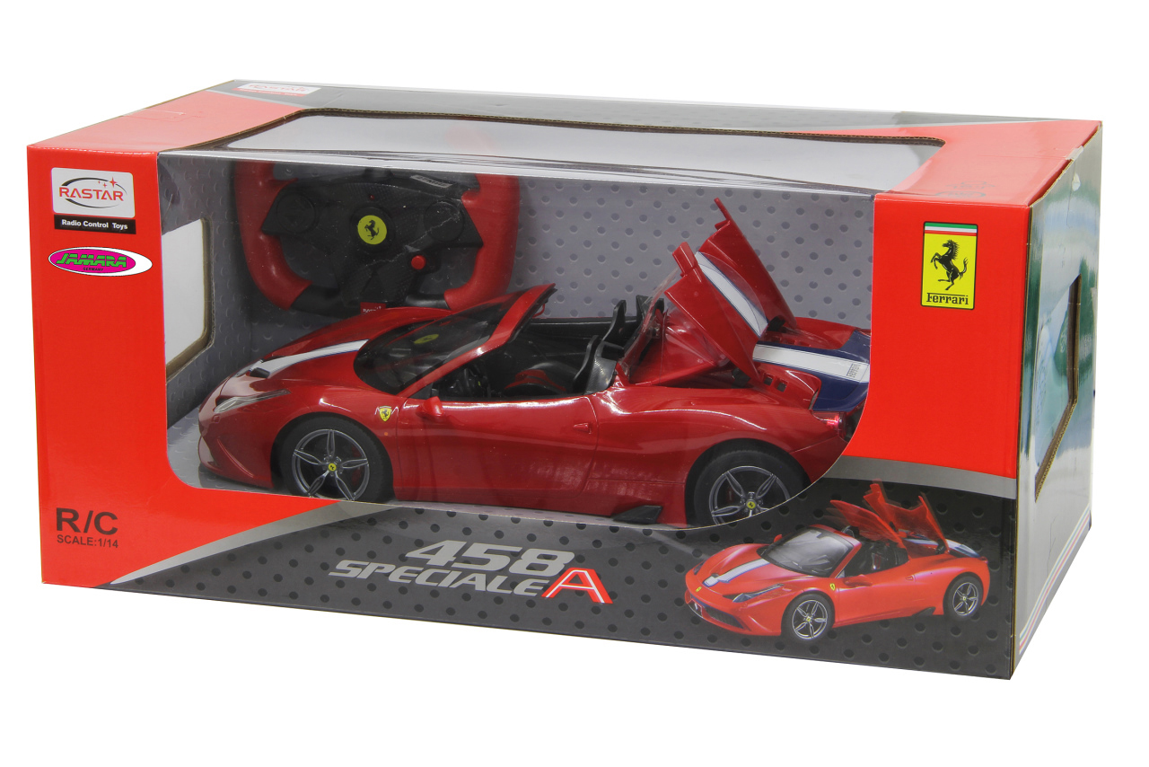 JAMARA Ferrari 458 Speciale A 1:14 rot Verdeck fernbed. ferngesteuertes Auto, Rot