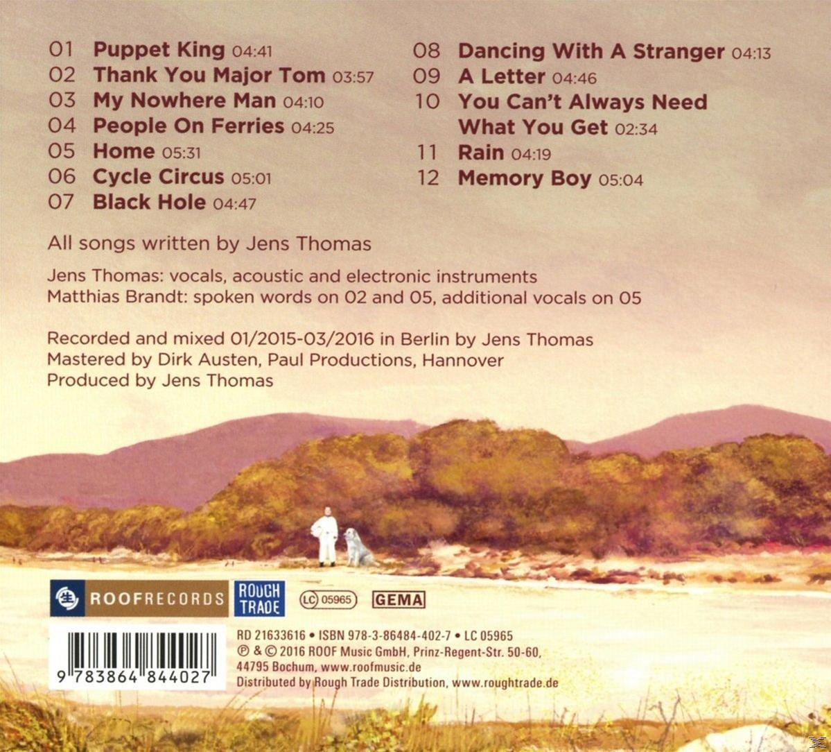 Jens Thomas - Memory Boy  - (CD)