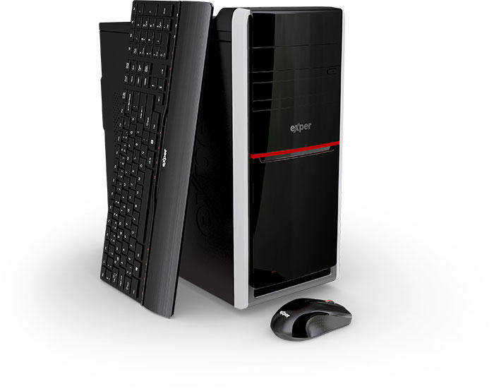 EXPER Action DEX560 Intel Core i5-6402P 2.8 GHz 8GB 1TB AMD Radeon HD8350 2GB W10 Masaüstü PC