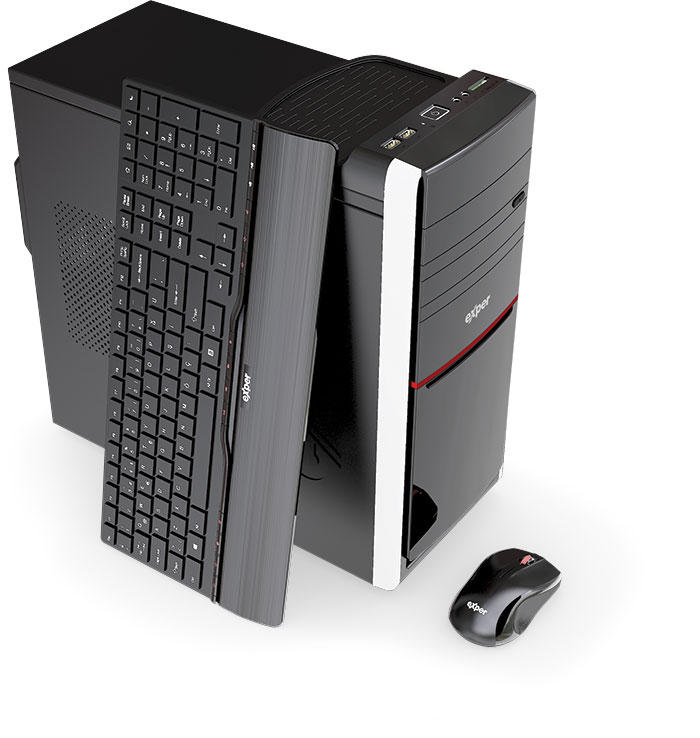 EXPER Action DEX560 Intel Core i5-6402P 2.8 GHz 8GB 1TB AMD Radeon HD8350 2GB W10 Masaüstü PC