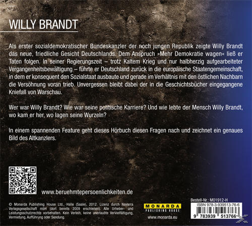 Engeln/Tafel - Willy Brandt  - (CD)