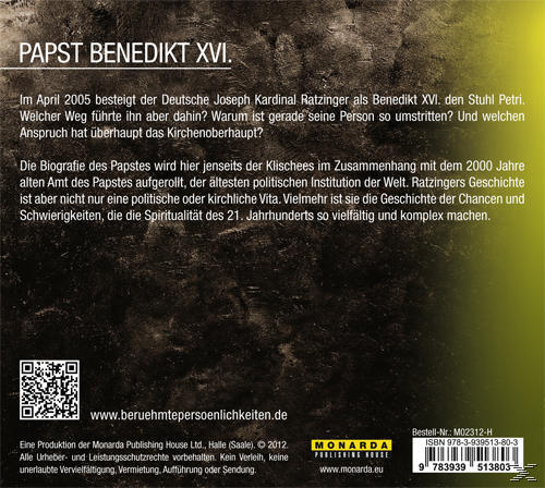 Herrler/Kasimir - Papst Benedikt XVI.  - (CD)