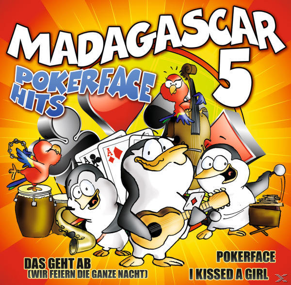 Madagascar 5 - Pokerface Hits  - (CD)