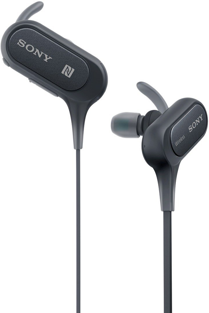 SONY Sport-Wireless-Kopfhörer MDR-XB50BS In-Ear, Spritzwassergeschützt, EXTRA BASS™, Bluetooth