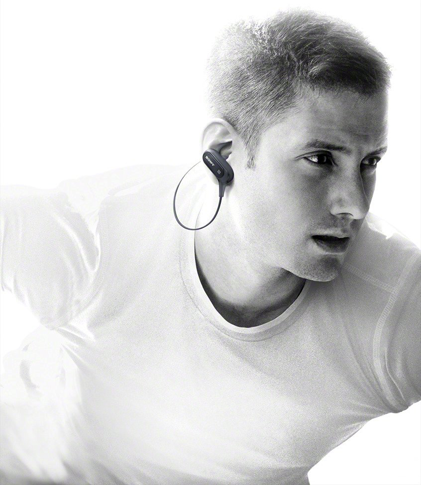 SONY Sport-Wireless-Kopfhörer MDR-XB50BS In-Ear, Spritzwassergeschützt, EXTRA BASS™, Bluetooth