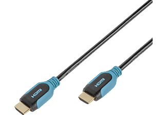 VIVANCO 42956 HS HDMI ETH. CABLE - High Speed HDMI Kabel (Blau)