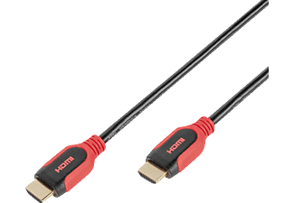 VIVANCO 42955 HS HDMI ETH. CABLE - HDMI Kabel (Rot)