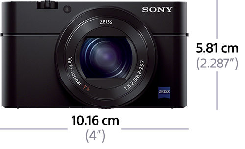 Schwarz, Zoom, NFC Fine/TFT-LCD, SONY Xtra 2.9x WLAN Cyber-shot DSC-RX100 Zeiss opt. Digitalkamera III