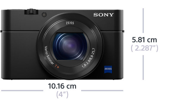 SONY Cyber-shot DSC-RX100 IV Zeiss NFC Digitalkamera Schwarz, 2.9x opt. Zoom, Xtra Fine/TFT-LCD, WLAN