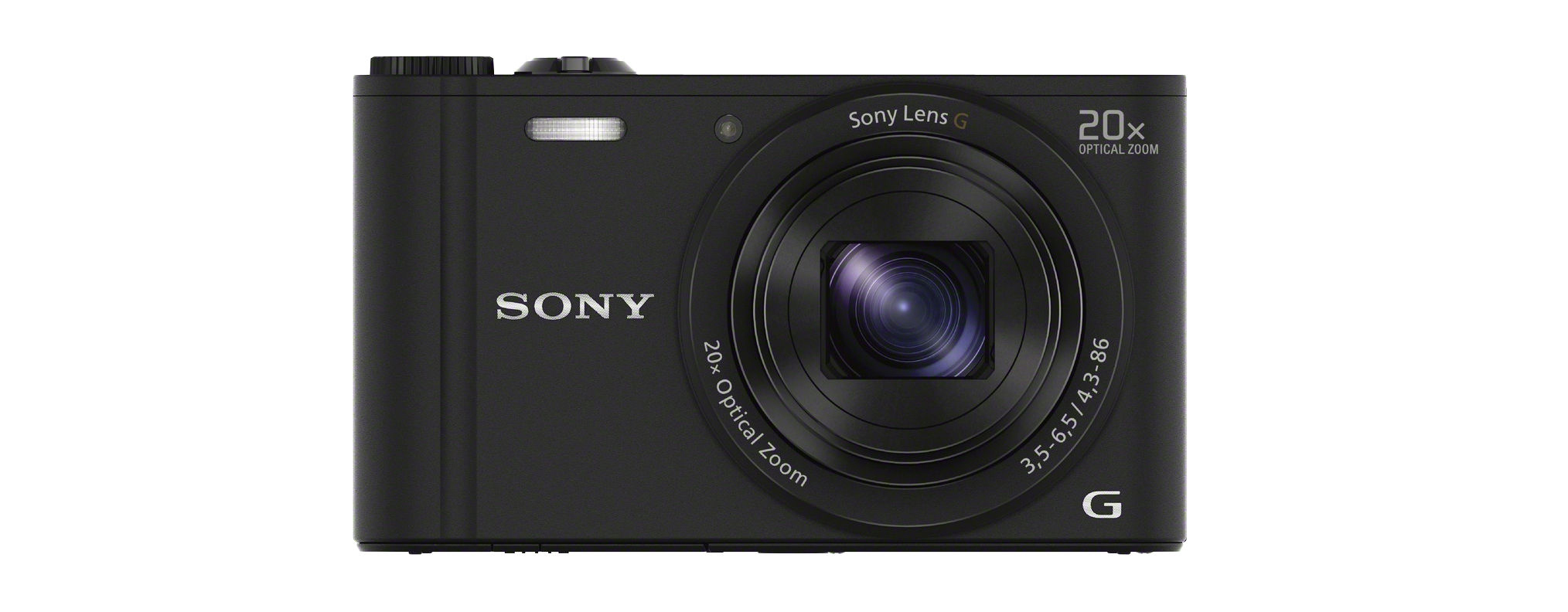 SONY Cyber-shot DSC-WX350 NFC Digitalkamera Schwarz, 20x opt. Zoom, TFT-LCD, Xtra Fine, WLAN