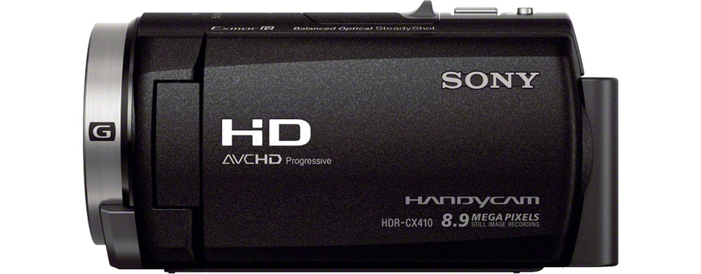 SONY HDR-CX 410 Camcorder , Rückwärtig belichteter Exmor R™ CMOS-Sensor 8,9 Megapixel, 30xopt. Zoom