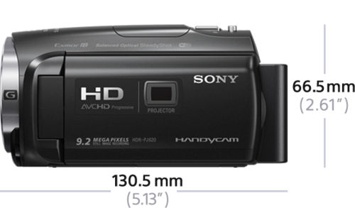 SONY HDR-PJ620 B.CEE Camcorder , Exmor R CMOS 2,29 Megapixel, 30xopt. Zoom