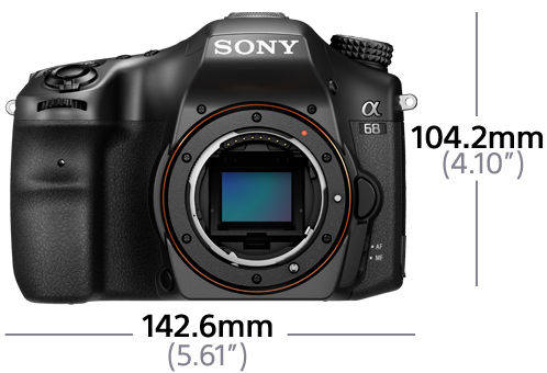 SONY Alpha 68 Kit (ILCA-68K) Spiegelreflexkamera, 24,2 Megapixel, Full-HD, 18-55 mm Objektiv (DT, SAM), Schwarz