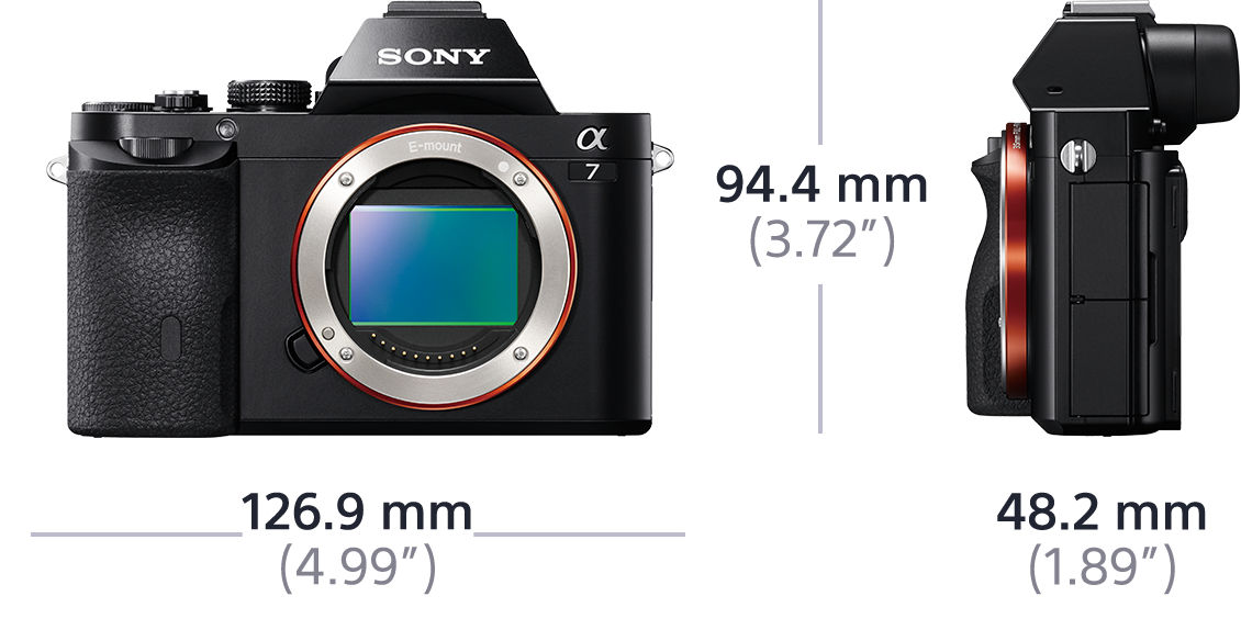 SONY Alpha 7 Kit (ILCE-7K)  Systemkamera mit Objektiv 28-70 mm, 7,6 cm Display, WLAN