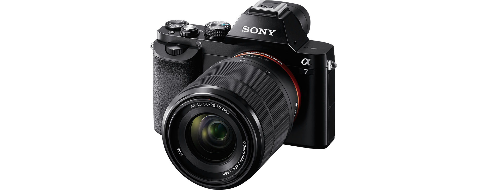 SONY Alpha 7 Kit (ILCE-7K)  Systemkamera mit Objektiv 28-70 mm, 7,6 cm Display, WLAN