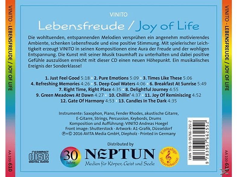 Thumbnail - Vinito - Lebensfreude/Joy Of Life (CD)