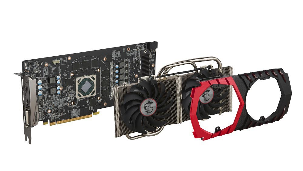 MSI Radeon RX 470 Gaming X 4GB (V341-002R) (AMD, Grafikkarte)