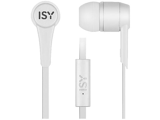 ISY IIE-1101 - Écouteur (In-ear, Blanc)