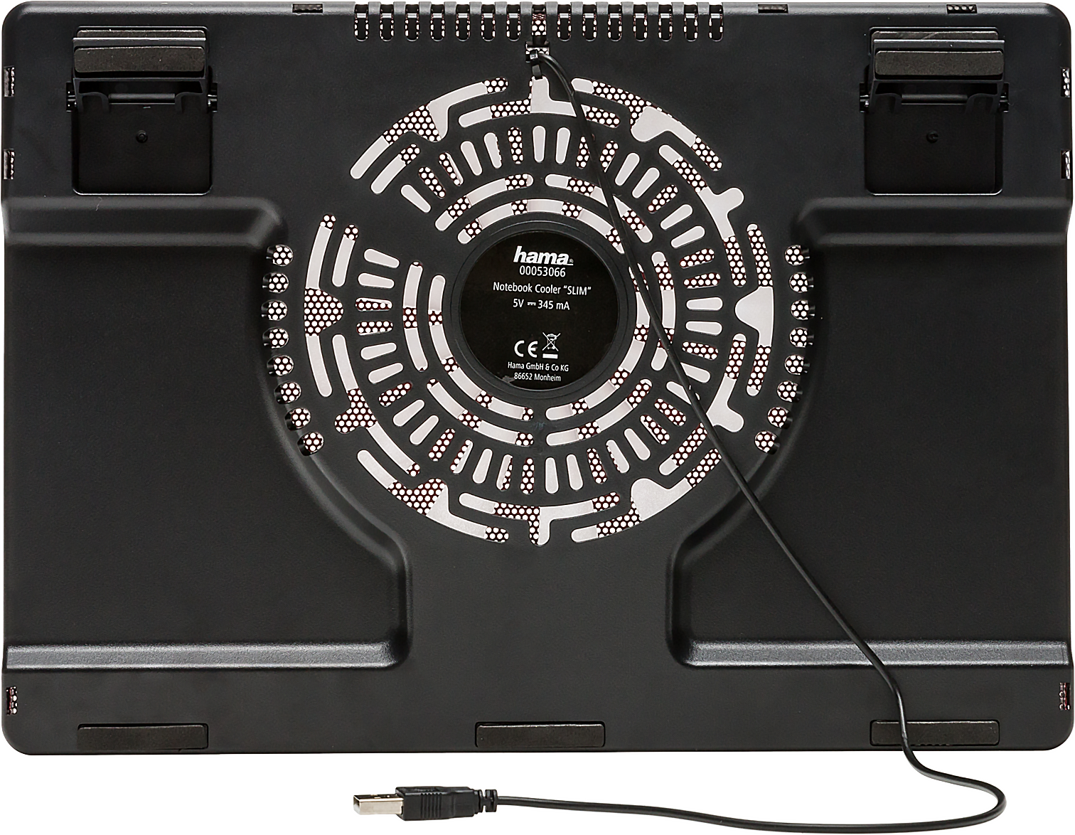 HAMA Slim piros notebook hűtő (53066)