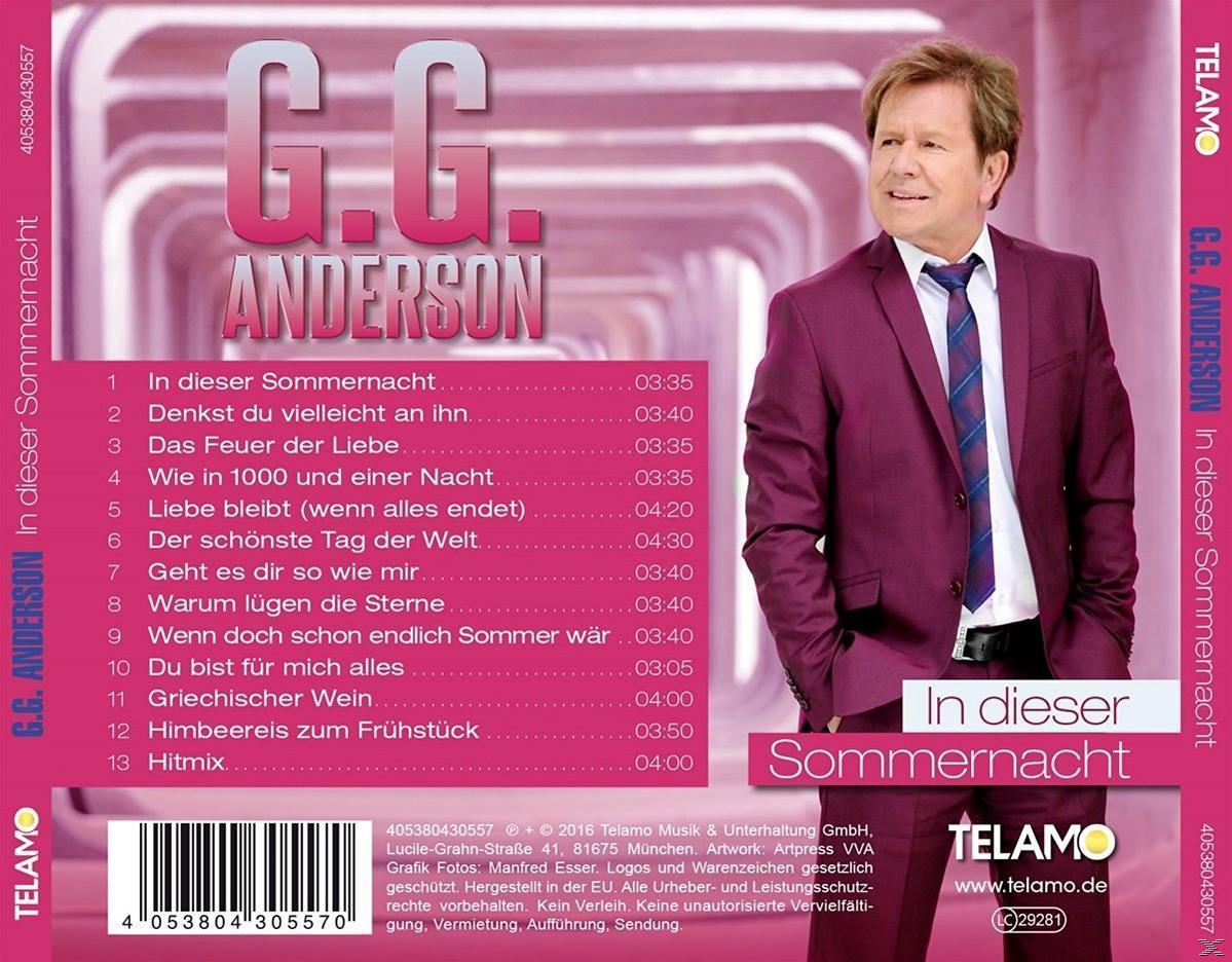G.G. Anderson - In Dieser Sommernacht  - (CD)