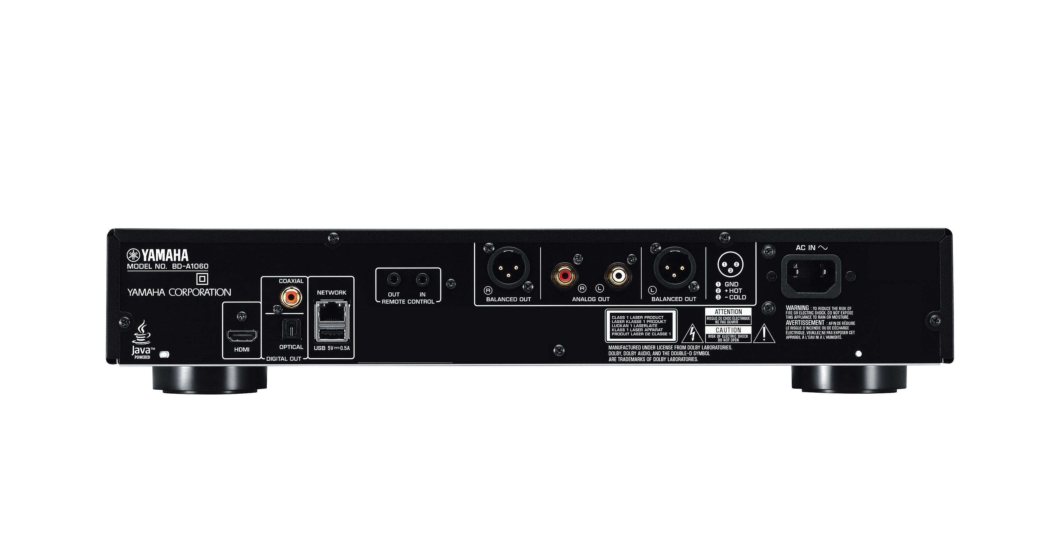YAMAHA BD-A1060 Blu-ray Player Schwarz
