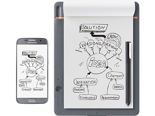 WACOM Grafiktablett Bamboo Slate A5 Smartpad, Small (CDS-610S)