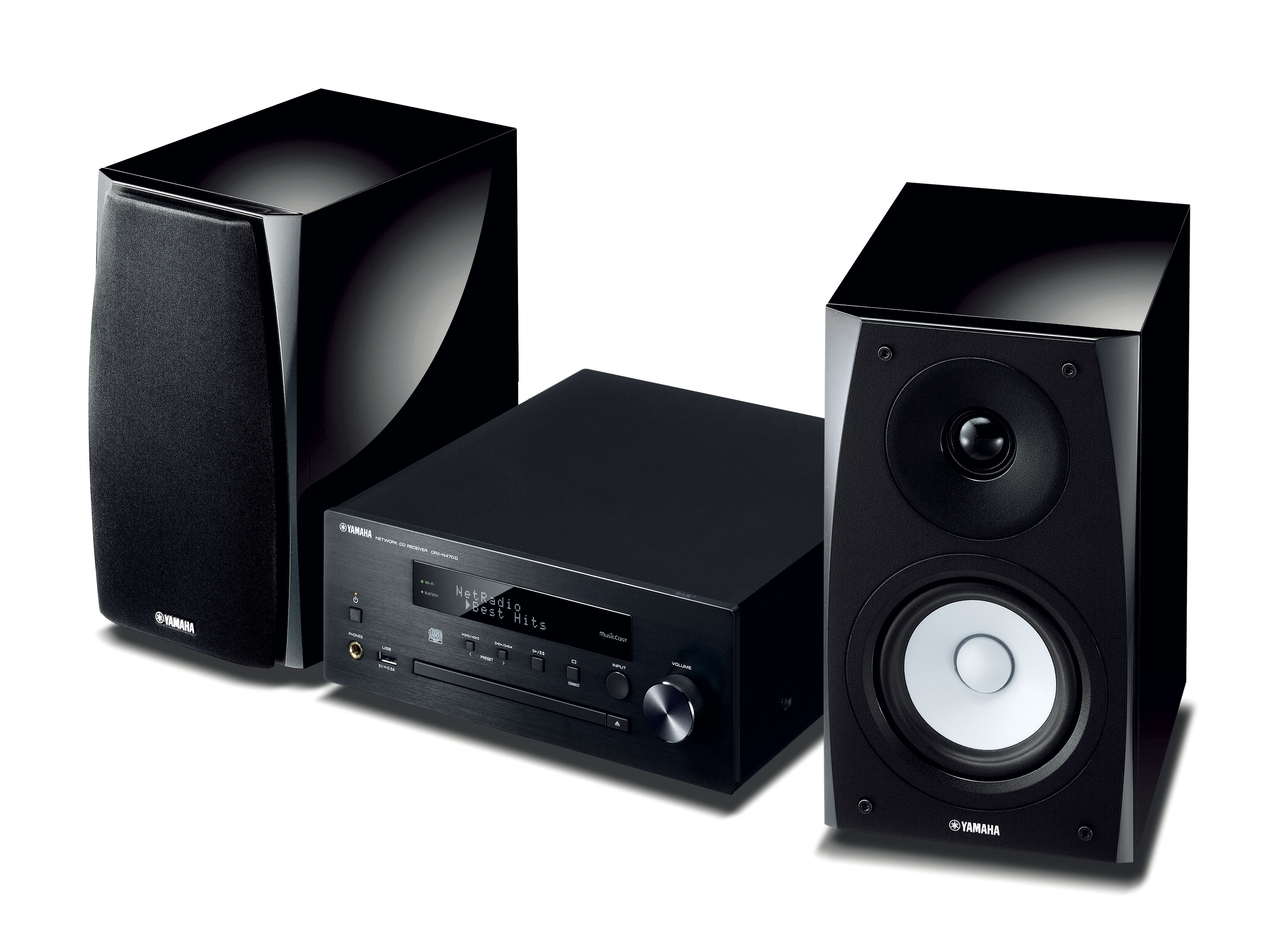 YAMAHA MCR-N570D Kompaktanlage (Schwarz)