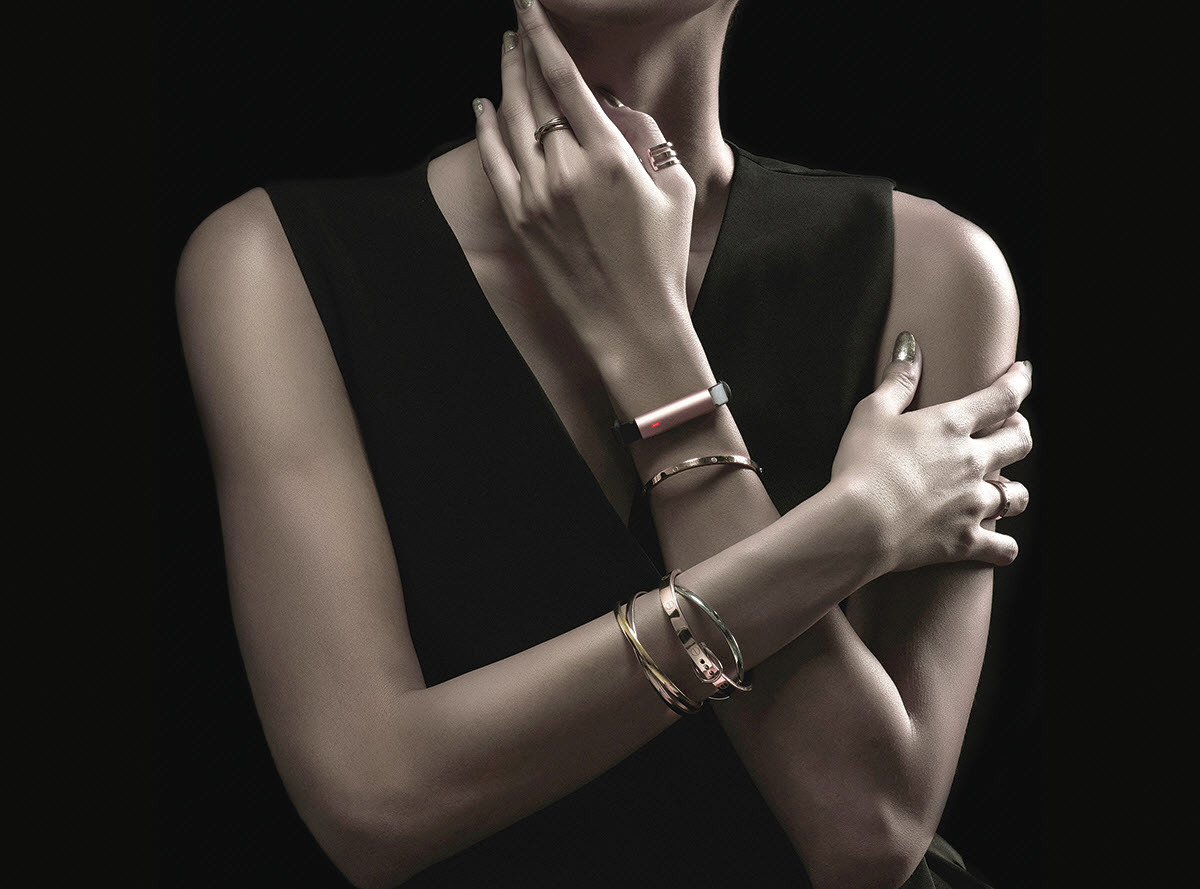 MISFIT RAY Carbon , Fitness Tracker, Rosegold