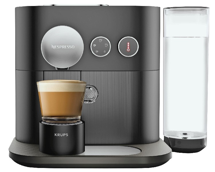 Cafetera de cápsulas - Nespresso® Krups XN 6008 EXPERT, 19 bares, Bluetooth, 1260W, Negro