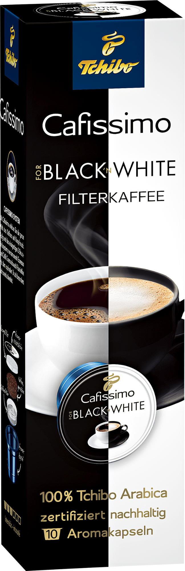 TCHIBO For Black'n White Kaffeekapseln (Tchibo Cafissimo)