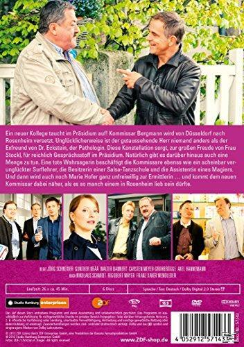 Rückseite einer DVD. Zeigt Männer im Gespräch. Text und Bilder von Schauspielern und Szenen sind vorhanden.