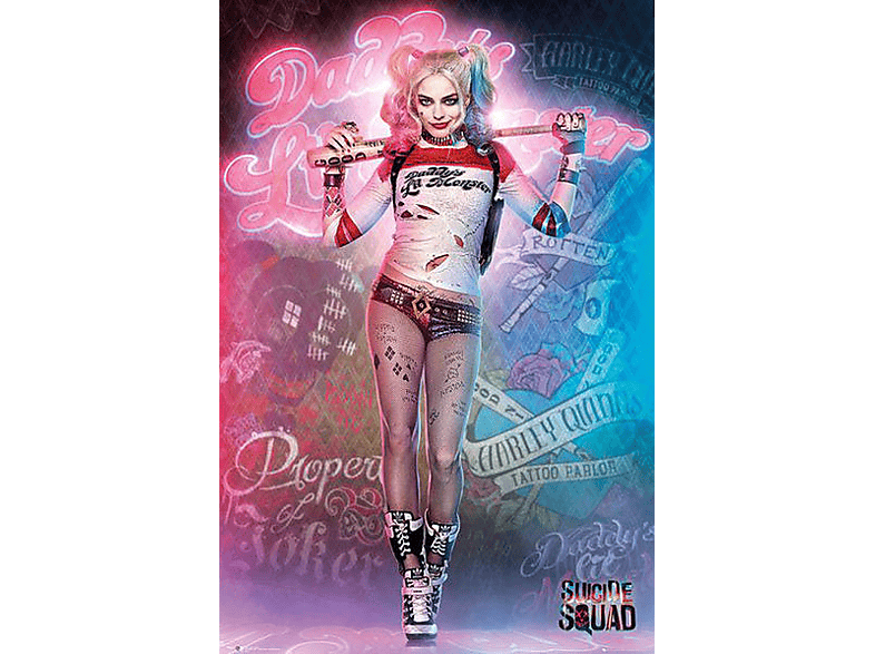 GB EYE Suicide Squad Poster Stehend Harley Quinn Großformatige Poster | Weitere Fanartikel