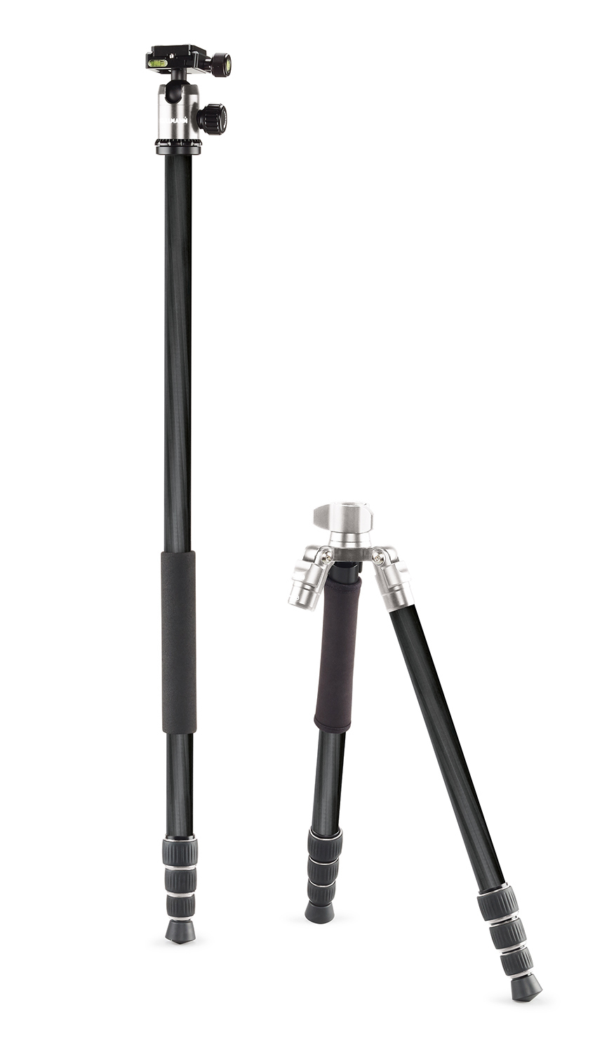 CULLMANN 55466 Mundo 525 MC Stativ, Silber, Höhe offen bis 1595 mm