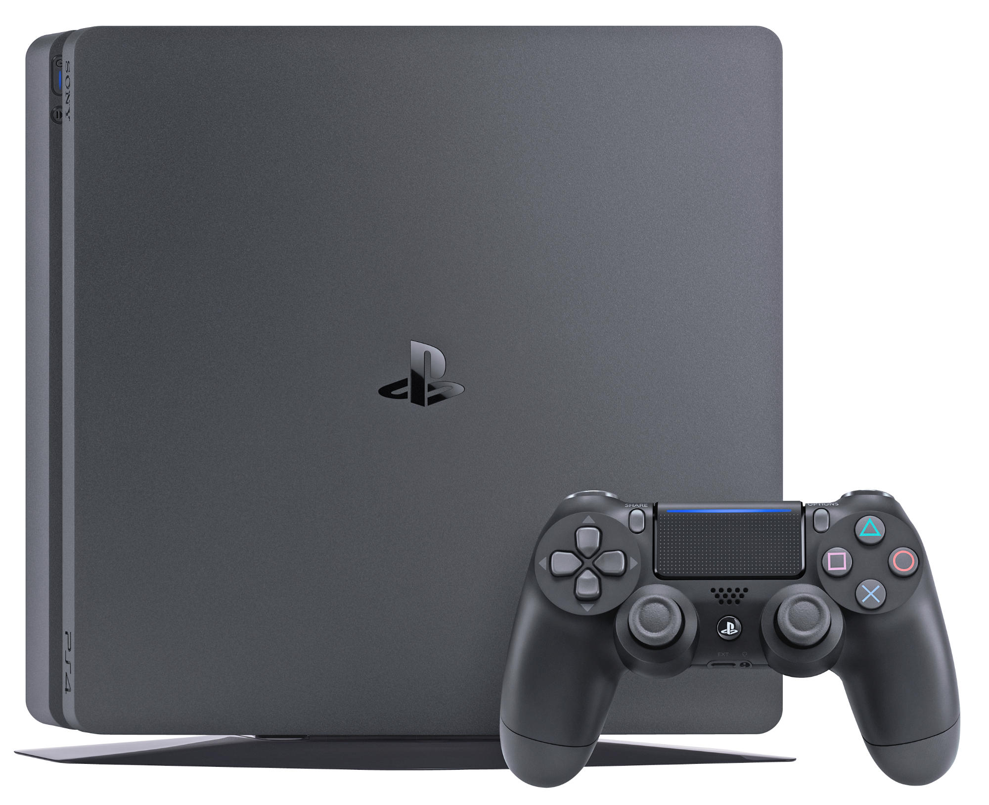 Consola - Sony - PS4 SLIM Negra, 1TB, DualShock 4