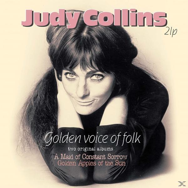 Albumcover von Judy Collins. Porträt von Judy Collins. Text: Goldene Stimme des Volks.
