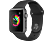 APPLE Watch Series 1 - Smartwatch (38 mm, Sportband, Space Grey/Schwarz)