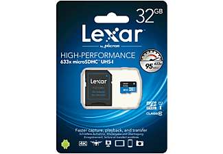 LEXAR High-Performance 633x microSDHC UHS-I 32 GB