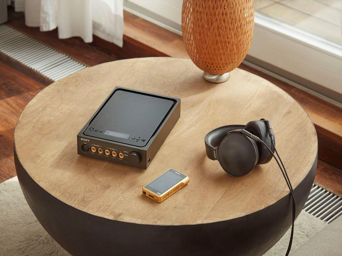 SONY NW-WM1Z MP3-Player 256 GB, Gelb/Schwarz