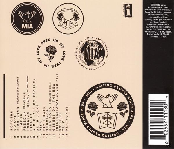 M.I.A. - Aim  - (CD)