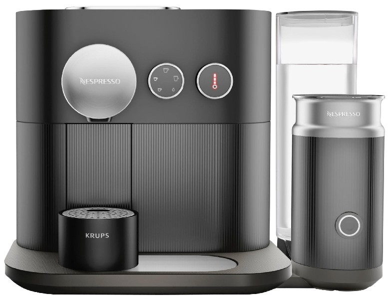 Cafetera de cápsulas - Nespresso® Krups XN 6018 EXPERT + Aeroccino, 19 bares, Bluetooth, 1260W, Negro
