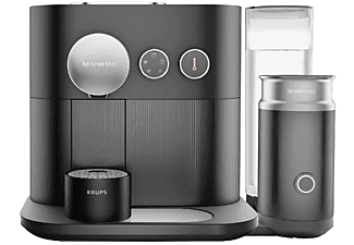 Recurso ganancia ruptura Cafetera de cápsulas | Nespresso® Krups XN 6018 EXPERT + Aeroccino, 19  bares, Bluetooth, 1260W, Negro