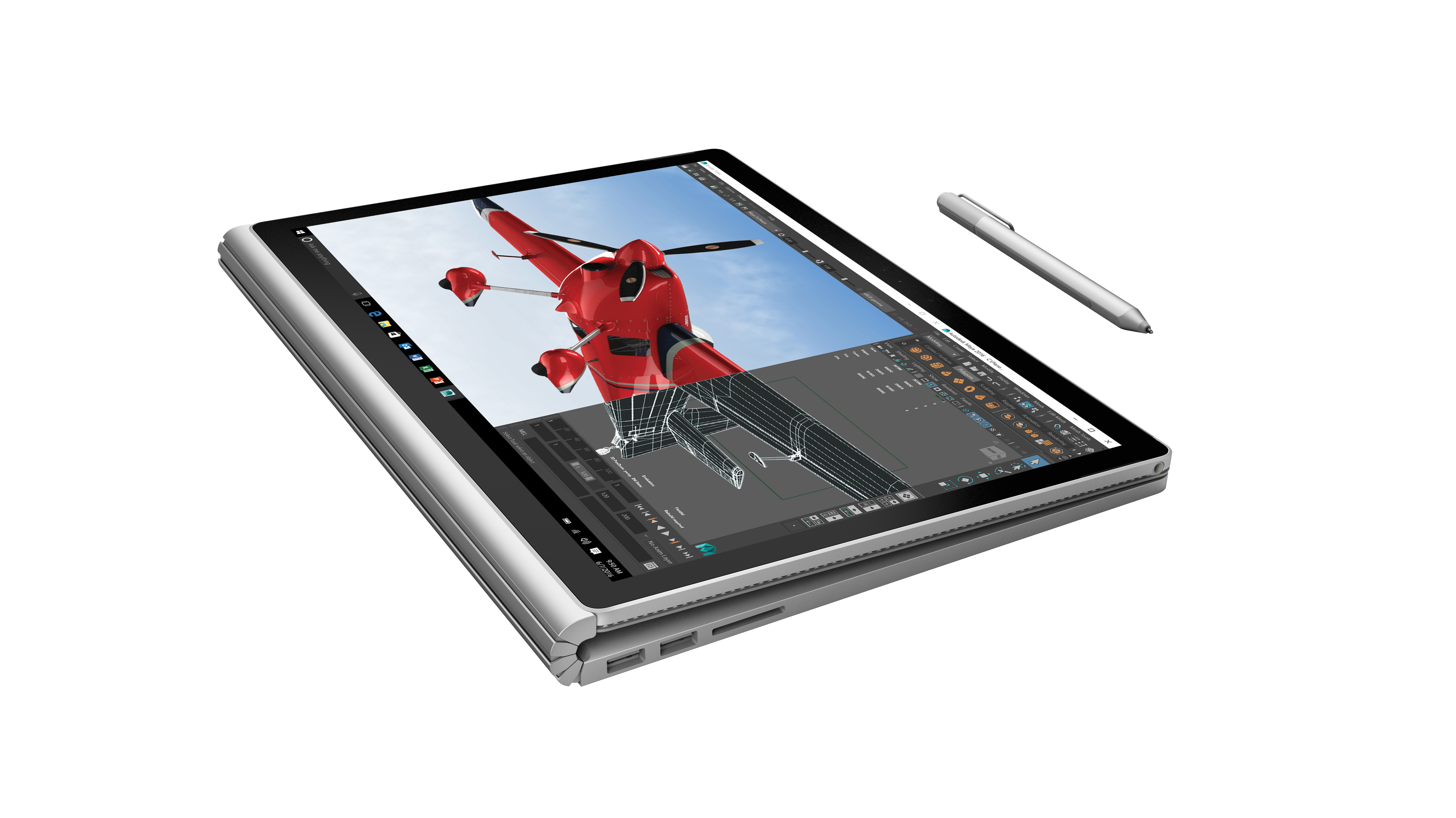 MICROSOFT Surface Book - 13,5 Zoll - Intel® Core™ i5 i5-6300U - 8 GB - 256 GB - NVIDIA - Windows 10 Pro (32 bit)