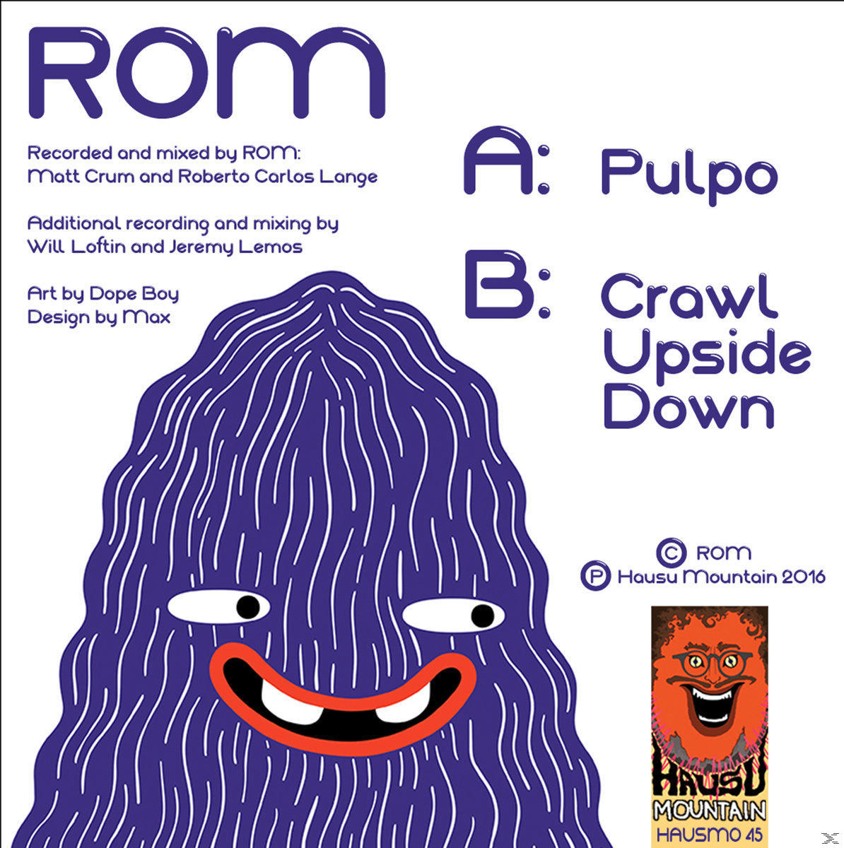 Rom - Pulpo/Crawl Upside (Vinyl) - Down