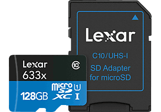 LEXAR High-Performance 633x microSDXC UHS-I 128 GB