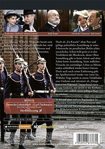 Rückseite einer DVD-Hülle mit einer Filmszene mit Soldaten und Text auf Deutsch.