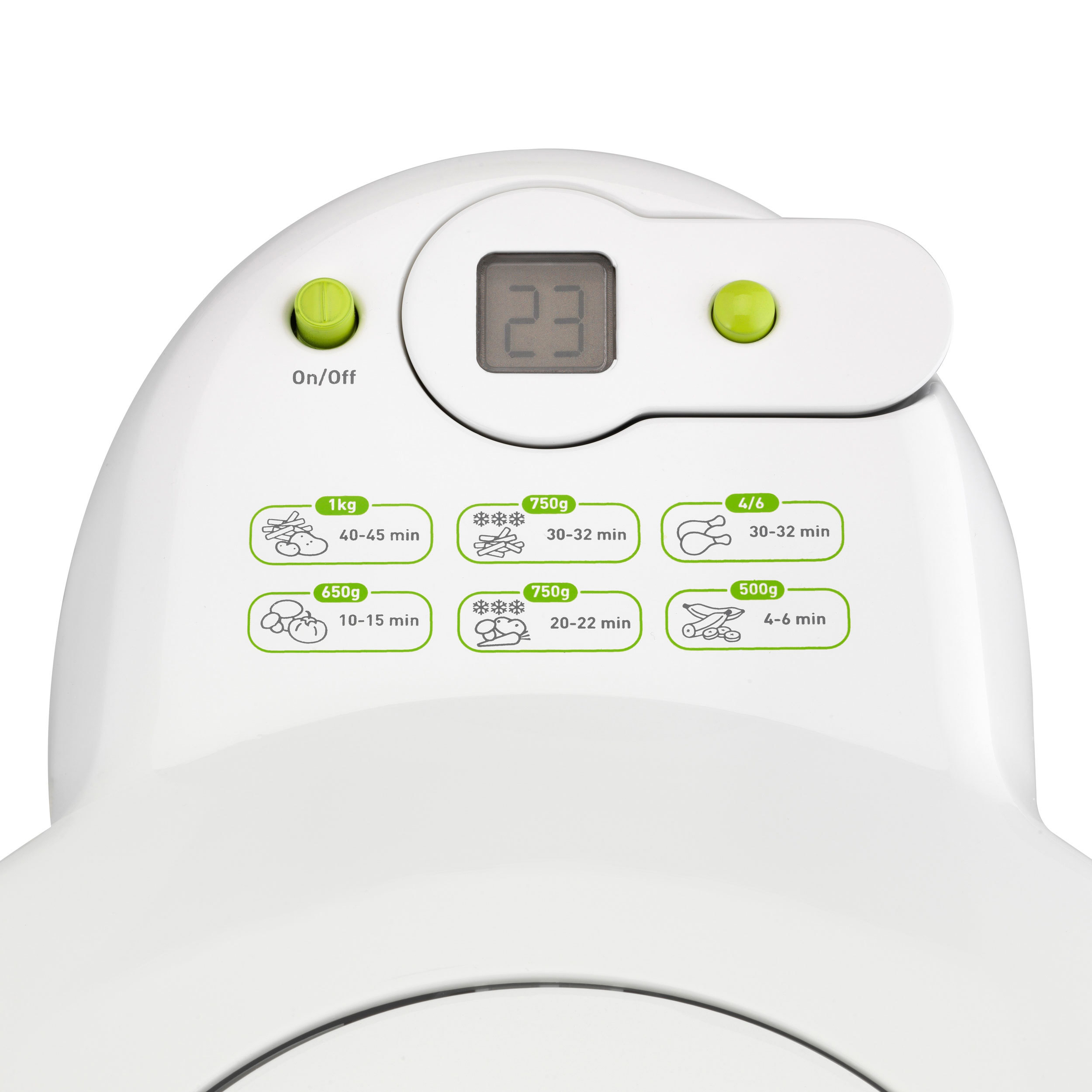 TEFAL FZ 7100 ActiFry Heißluftfritteuse 1400 Watt Weiß/Grau