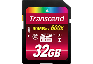 TRANSCEND Transcend Scheda di memoria flash, 32 GB, Class 10, UHS-I 600x - Scheda di memoria 